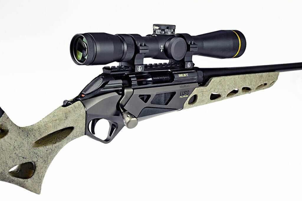 Benelli Lupo Alpha rifle with Picatinny rail and Leupold VX-4HD scope mounted