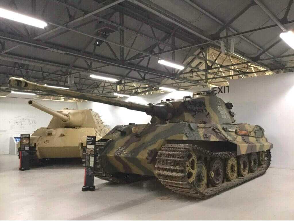 Tiger II Königstiger heavy tank, Germany's bigger and more formidable successor to the Tiger I