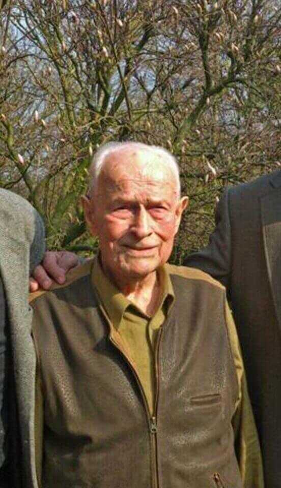 Later-life photo of Georg Diers, the commander associated with Germany's last operational Tiger tank