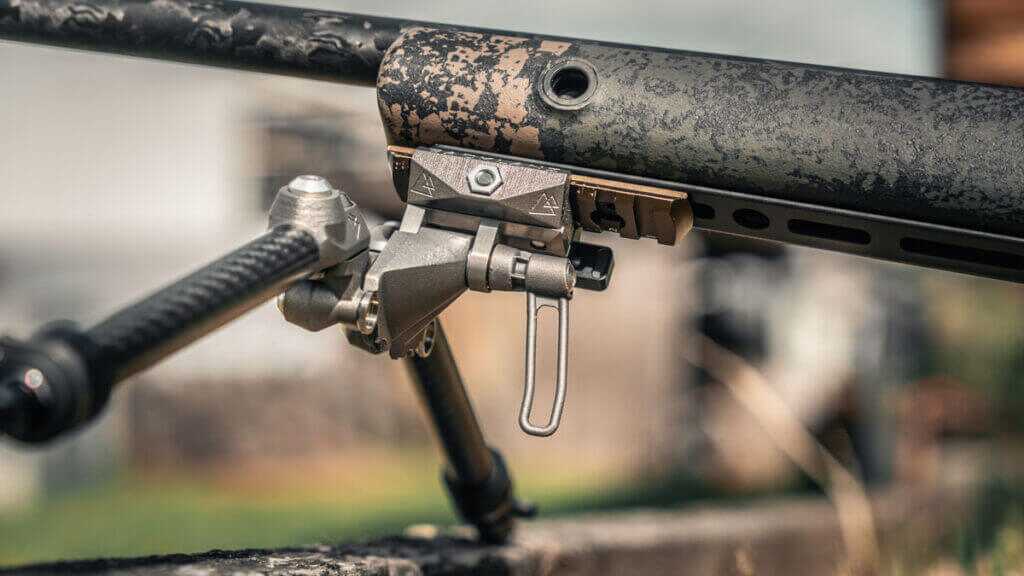 Backlanz Alpine 50-degree lockable cant adjustment for leveling rifles on uneven terrain