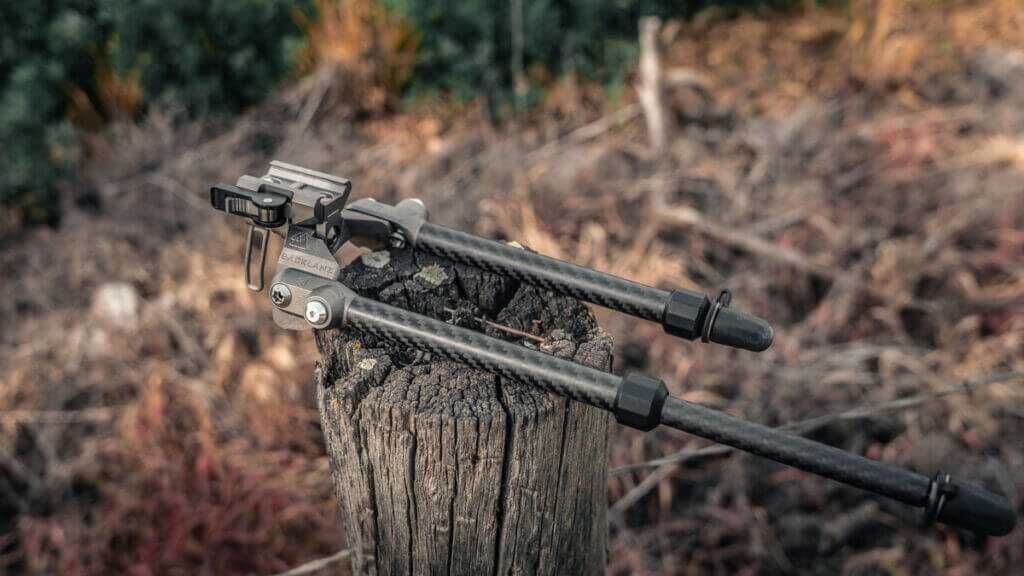 Backlanz Precision Long Range PLR lightweight bipod as a simple strong hunting setup