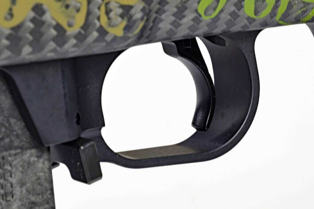 Geissele King Hunter Super 700 two-stage trigger adjusted to 2 lbs., 5 oz. during testing