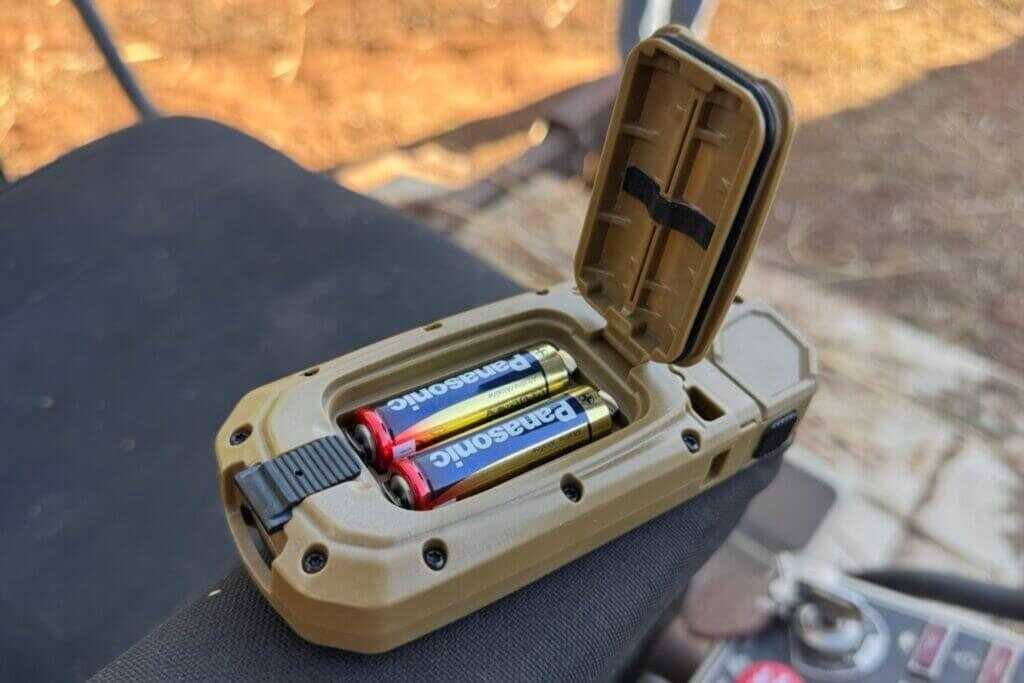 Sealed Vortex ACE battery compartment with O-ring and secure mounting system