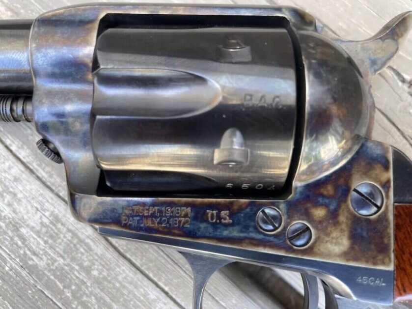 Cimarron U.S.V. Artillery frame stamped U.S. like original government Colt SAA revolvers