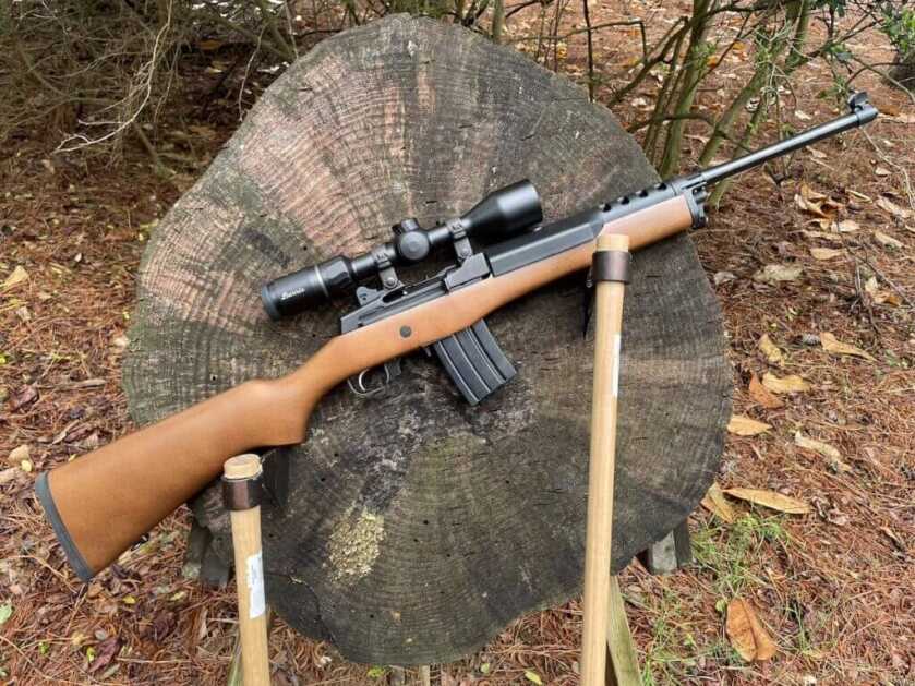 Ruger Mini-14 Ranch review rifle in 5.56 NATO with classic wood stock