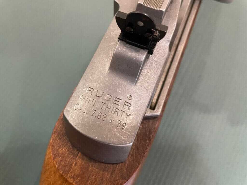 Mini-30 receiver markings for Ruger 7.62x39mm ranch rifle