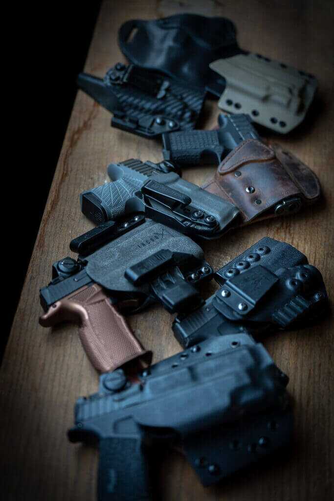 SIG P365 holster options showing deep aftermarket support for concealed carry