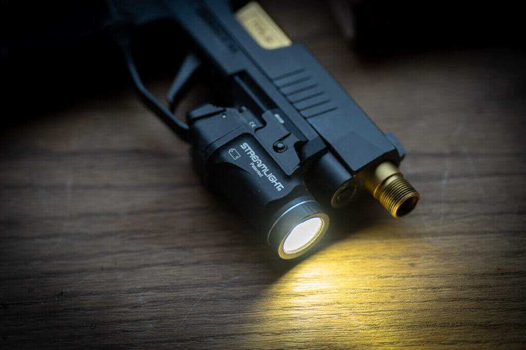 SIG P365 XL TRUE Precision threaded barrel and Streamlight weapon light upgrade parts