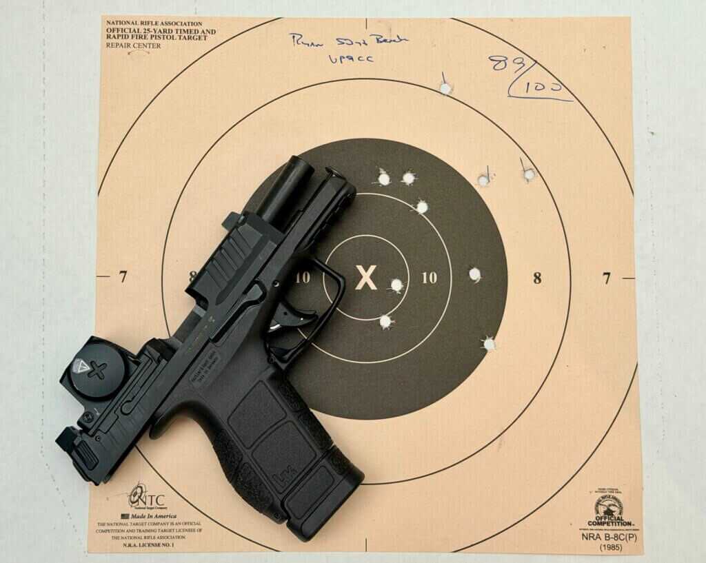 VP9CC 50 Yard Target