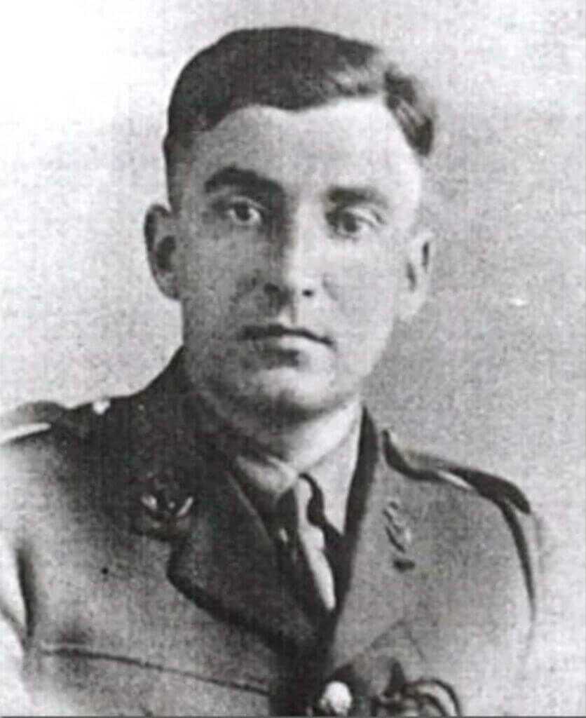 LT George Cairns Victoria Cross recipient in a period military photograph before combat in Burma