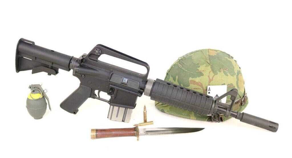 XM177E2 CAR-15 compact carbine used by select American troops during the Vietnam War
