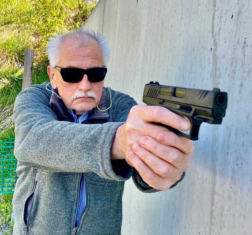 Taurus TX9 Sub-Compact 9mm accuracy target during concealed carry pistol testing