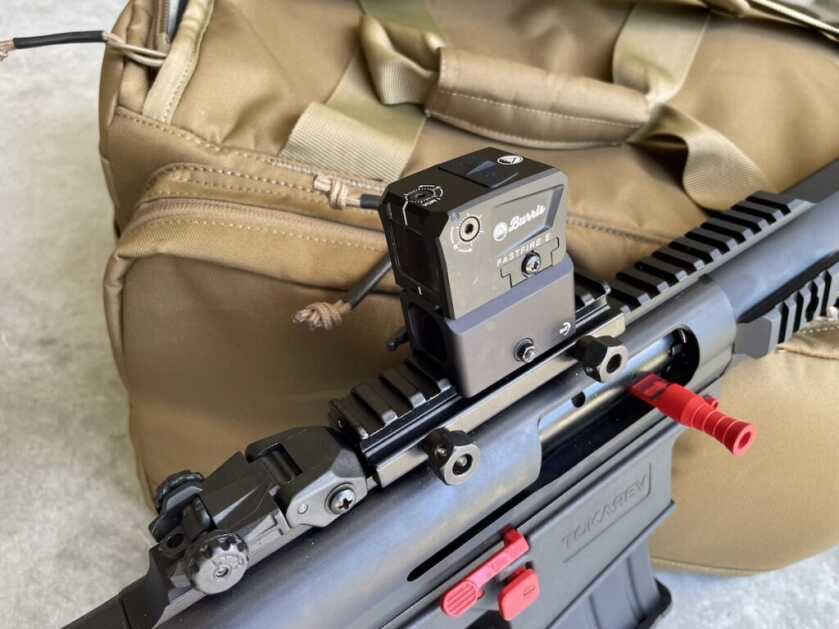 Burris FastFire E 3.5 MOA closed emitter red dot mounted on Tokarev TT 12 Pro shotgun