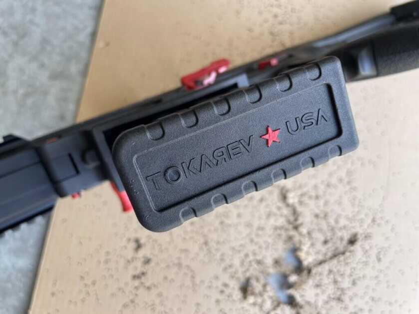 Tokarev TT 12 Pro magazine floor plate on Turkish-made SDS Imports shotgun