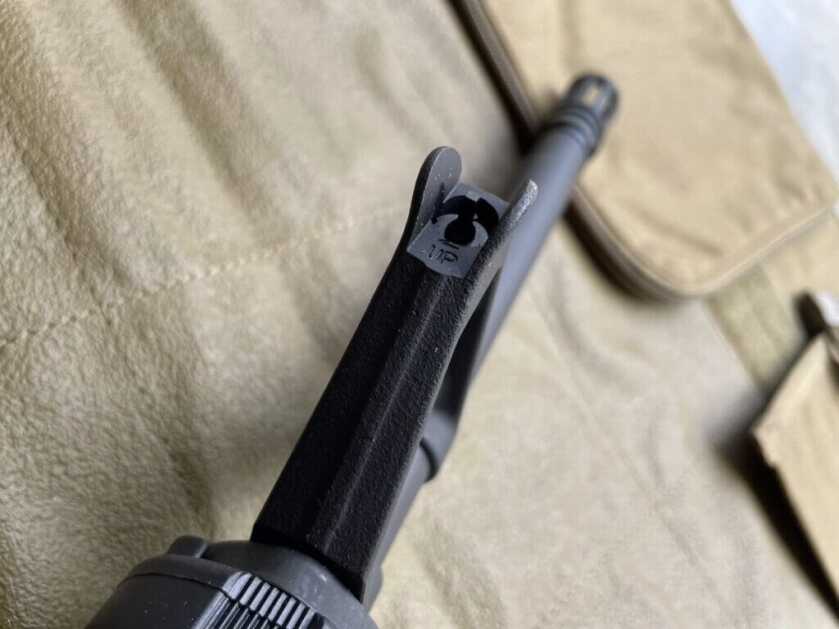 Springfield Armory SA-16A2 front sight post with four position adjustment