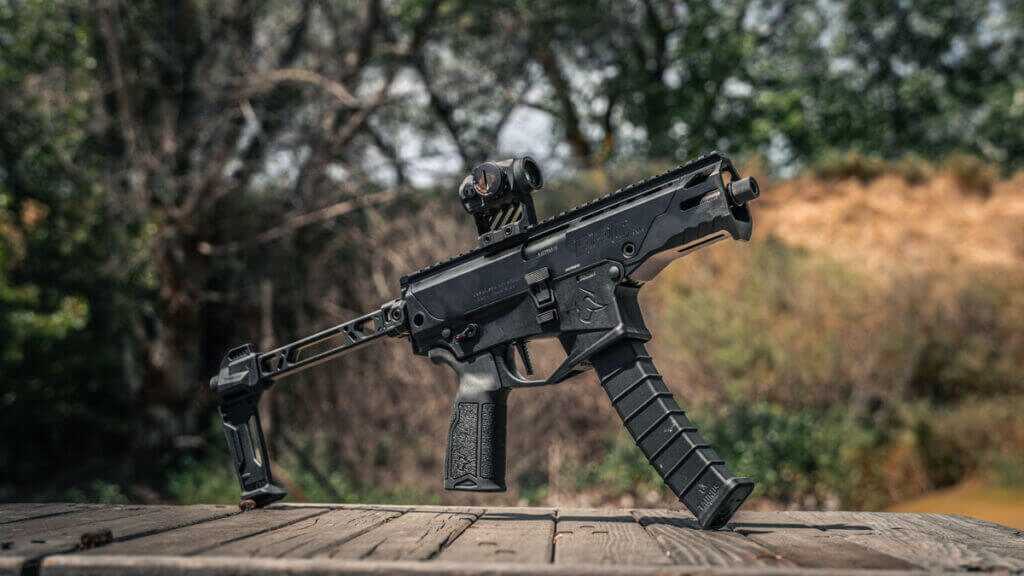 Taurus RPC review lead image showing the roller-delayed 9mm PDW-style pistol