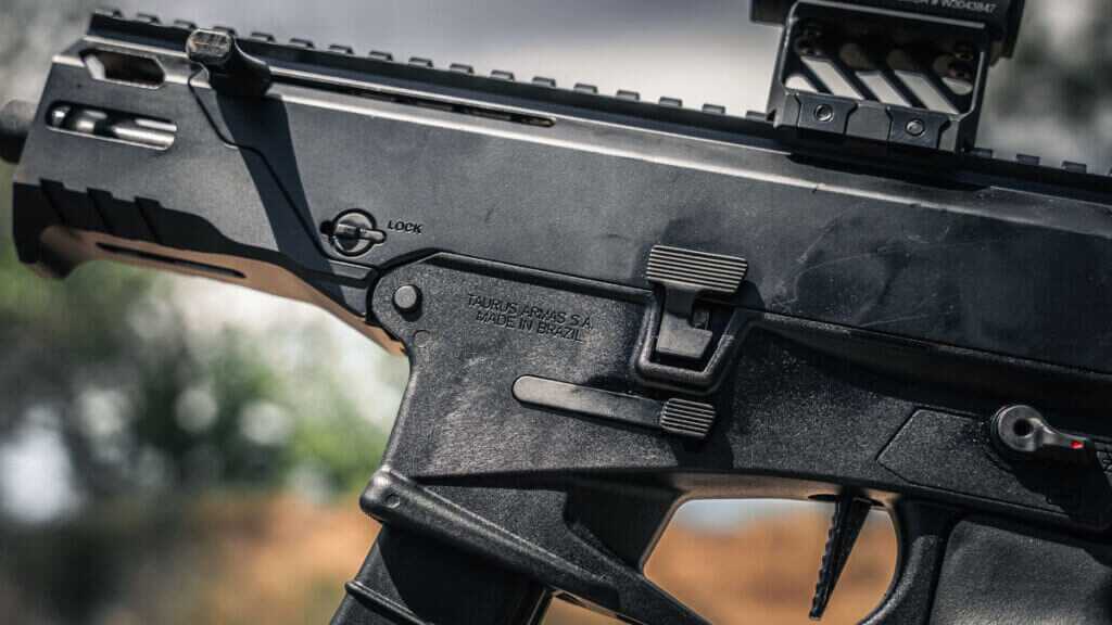 Taurus RPC ambidextrous controls on the roller-delayed 9mm pistol