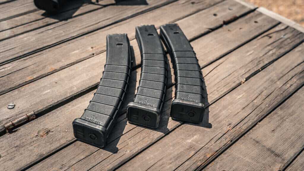 Taurus RPC proprietary 32-round magazine during reliability testing