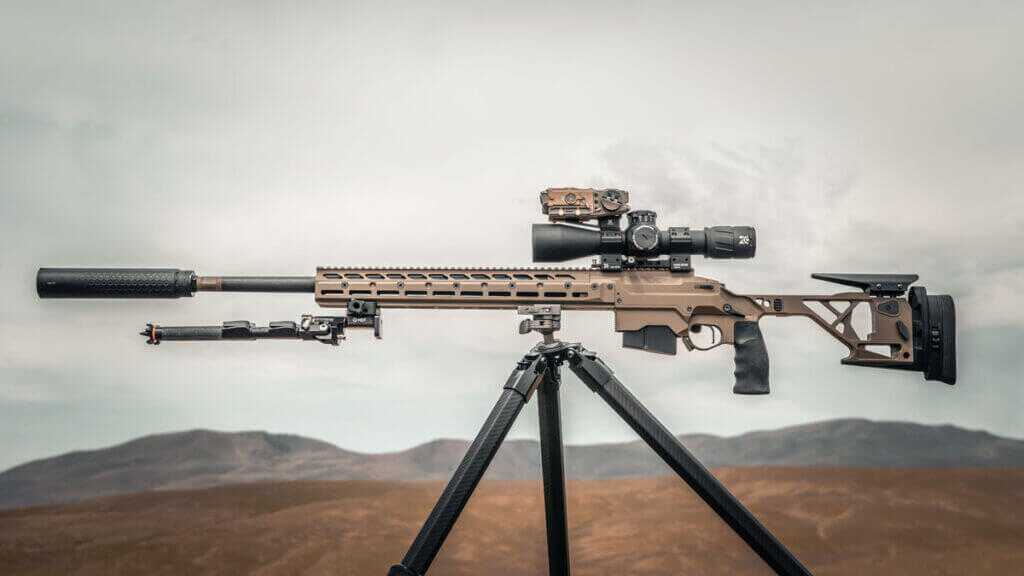 Prototype Seekins SIC short-action rifle used to test Federal 6.5 Creedmoor +Peak ammo