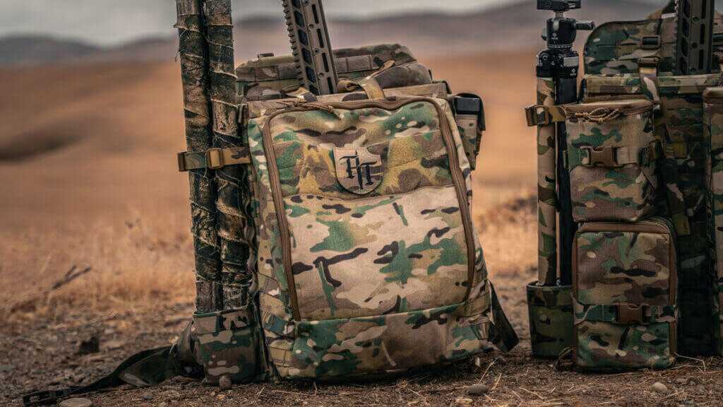 Tracer Tactical Sustainment pack attached to the Burro for predator hunting gear