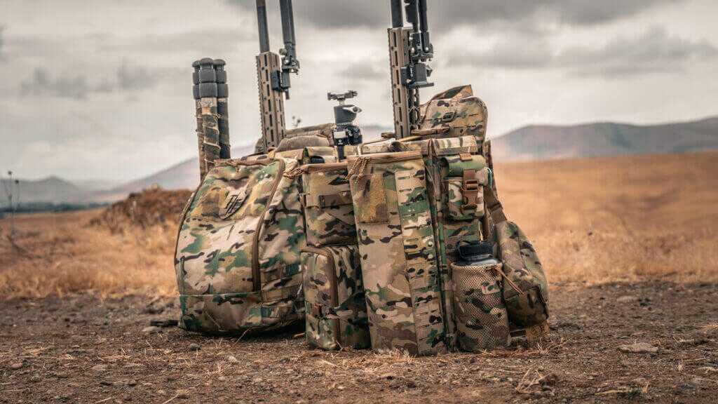 Tracer Tactical Burro American-made MOLLE rifle carry system and accessories