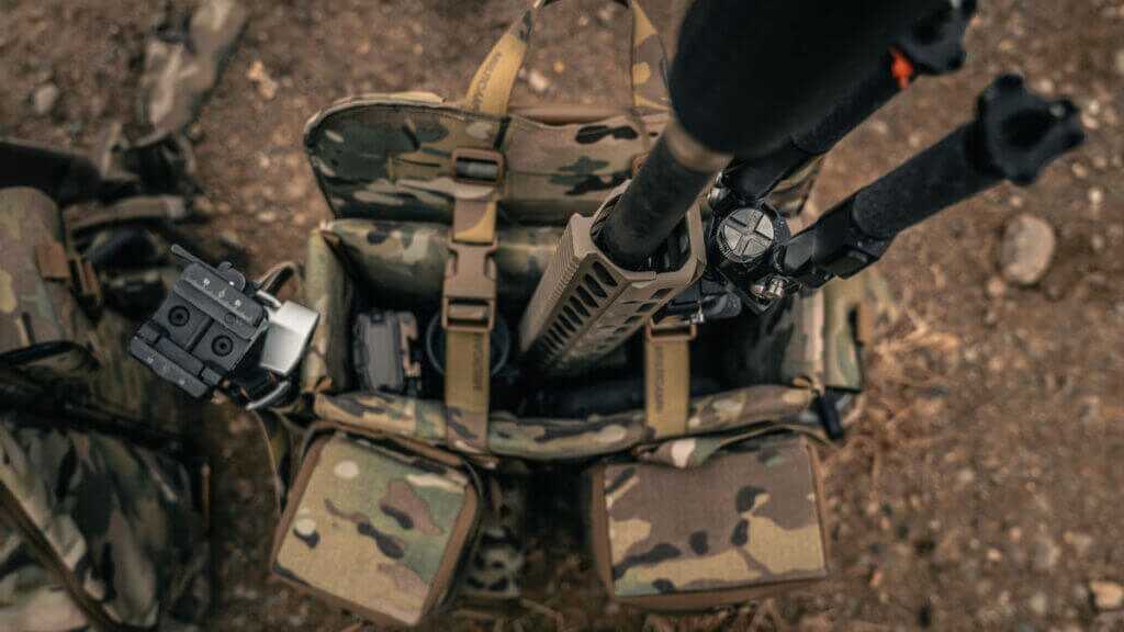 Tracer Tactical Burro interior protecting weapon mounted rangefinder and rifle optic