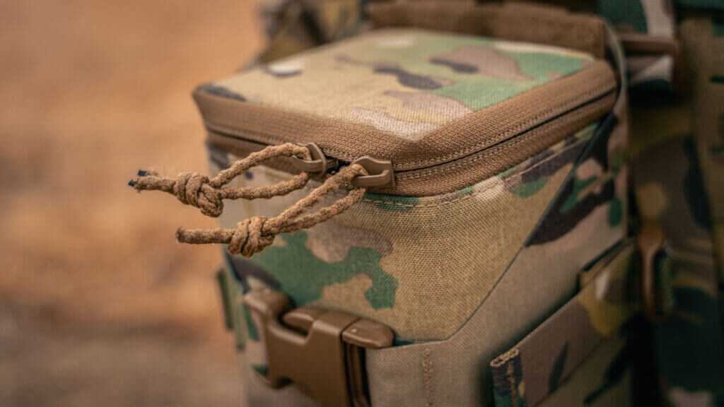 Removable Tracer Tactical Burro hard-sided padded accessory case with buckle and Velcro