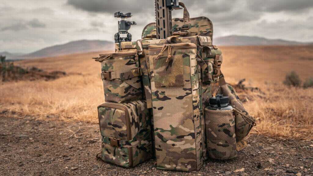 Tracer Tactical Burro hard-sided padded MOLLE case for spotting scopes