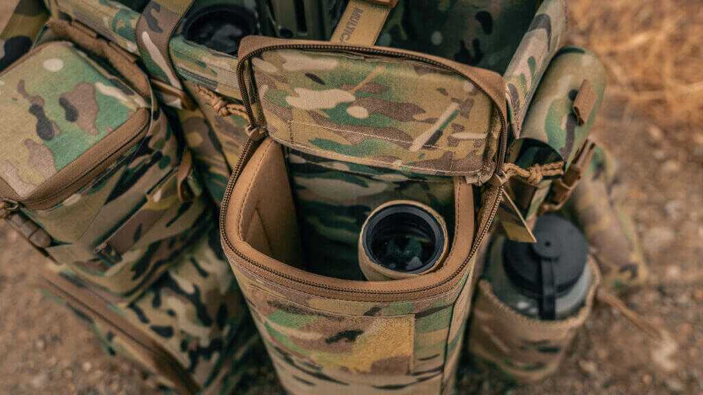 Nightforce spotting scope protected in a Tracer Tactical hard-sided Burro accessory case