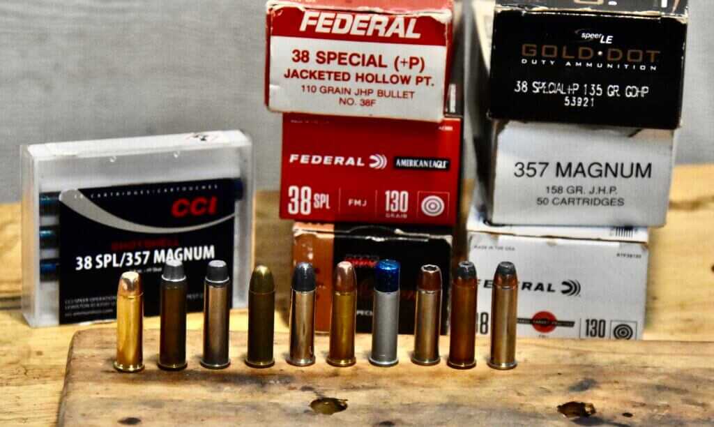 .38 Special defensive ammunition options for snub nose CCW revolvers