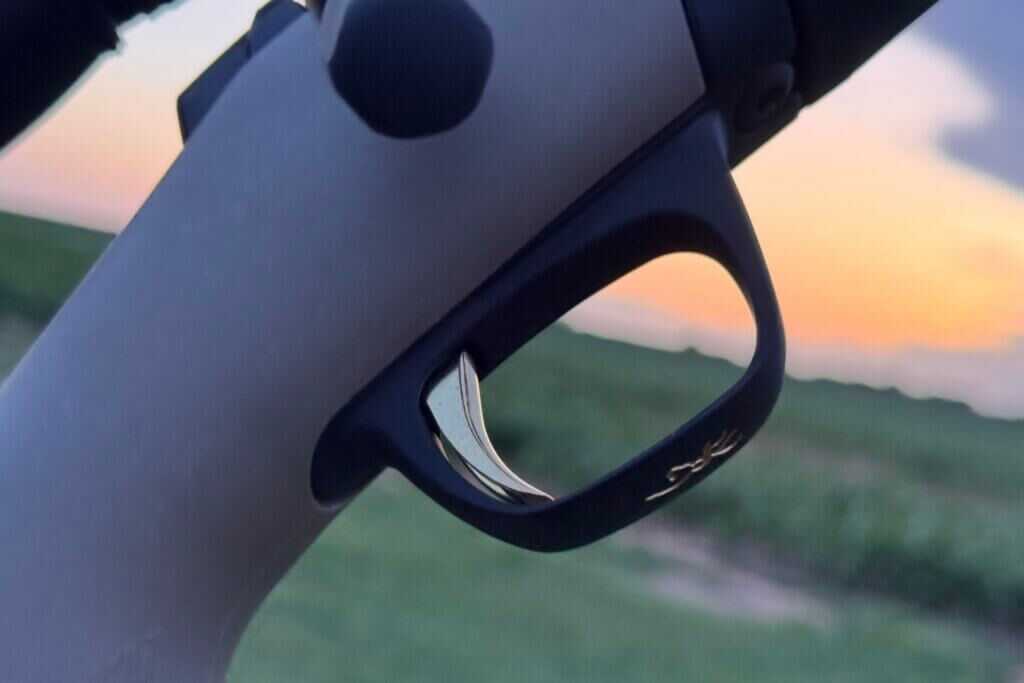 Browning DLX trigger on the X-Bolt 2 Special Max LR SPR with a clean 3.25-pound break