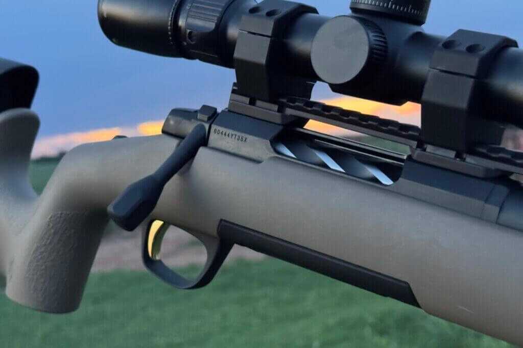 Updated Browning X-Bolt 2 action and extended bolt handle on the Special Max LR SPR