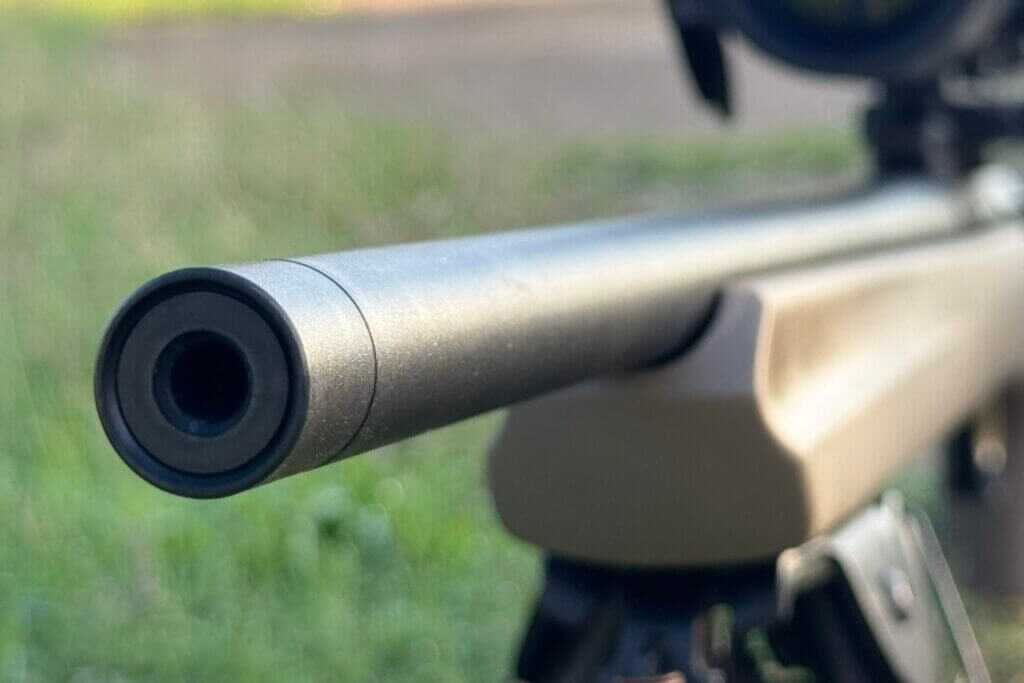 18-inch threaded heavy sporter barrel on the suppressor-ready Browning X-Bolt 2 Special Max LR SPR