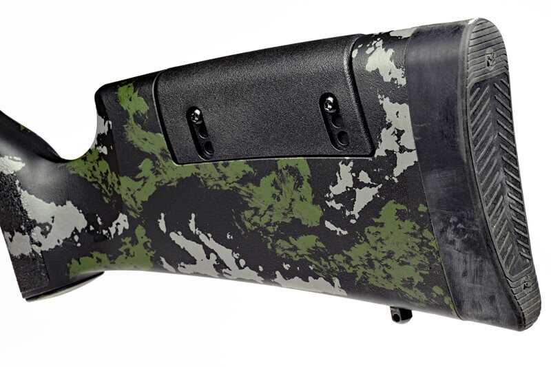 Weatherby Model 307 Range XP 2.0 stock with adjustable cheekpiece for scope alignment