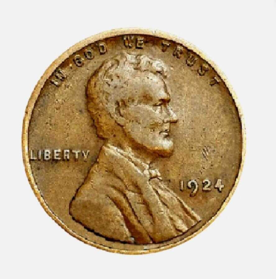1924 penny like the coin found in Elmer McCurdy’s mouth after his Six Million Dollar Man discovery