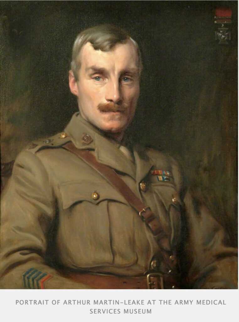 painting of Dr. Arthur Martin-Leake