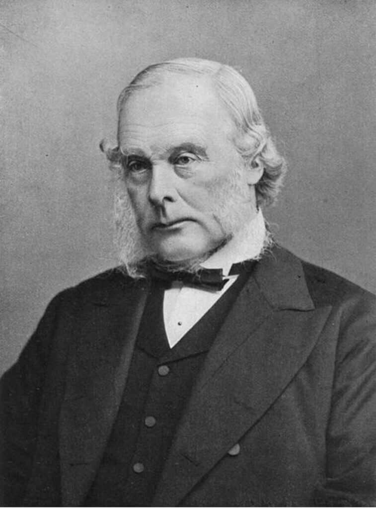 Photo of British physician Joseph Lister