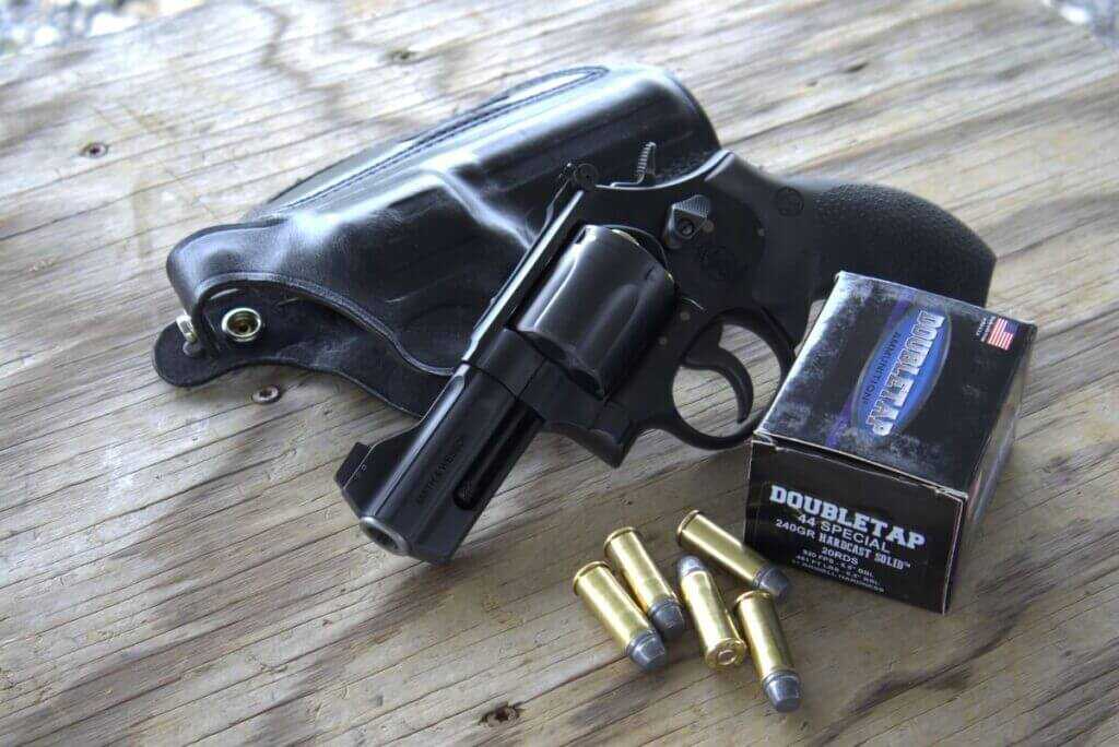 S&W 396 Night Guard .44 Special revolver with Double Tap defensive ammunition