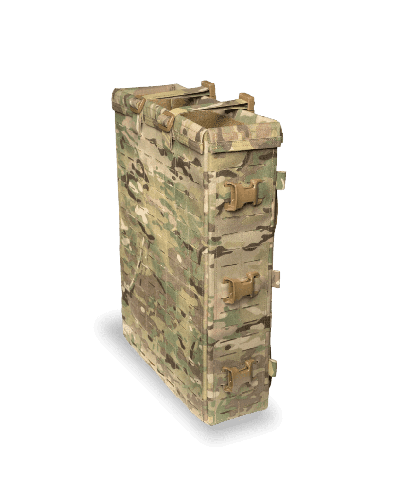 Tracer Tactical Burro hard-sided rifle carry system standing upright