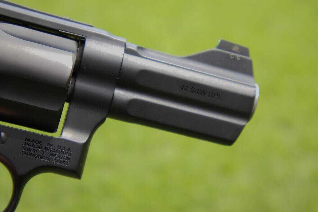 S&W 396 Night Guard barrel shroud with .44 Special caliber branding