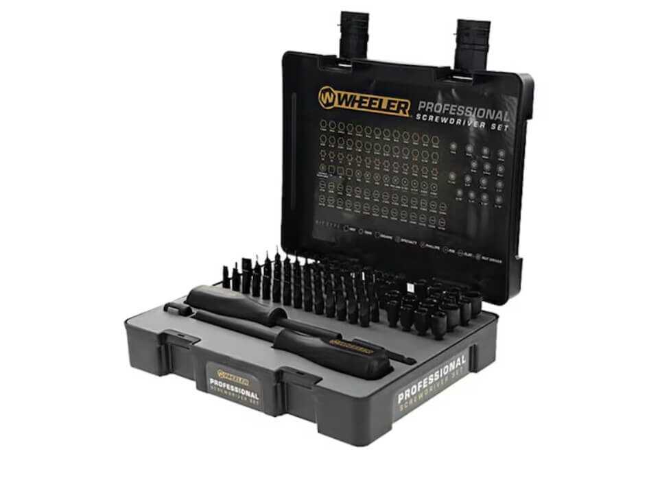 Wheeler 100 Piece Screwdriver Set for gun dad firearm maintenance and lost bits