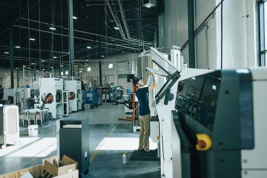 A technician works inside B&T USA's expanded manufacturing facility in Herriman, Utah, where the company produces suppressors, firearms and related accessories. (Photo: B&T USA)