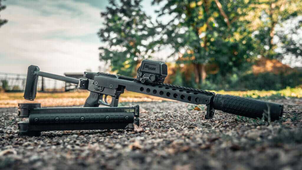 KelTec KP50 bottom-loading 50-round magazine and drop-free magazine system