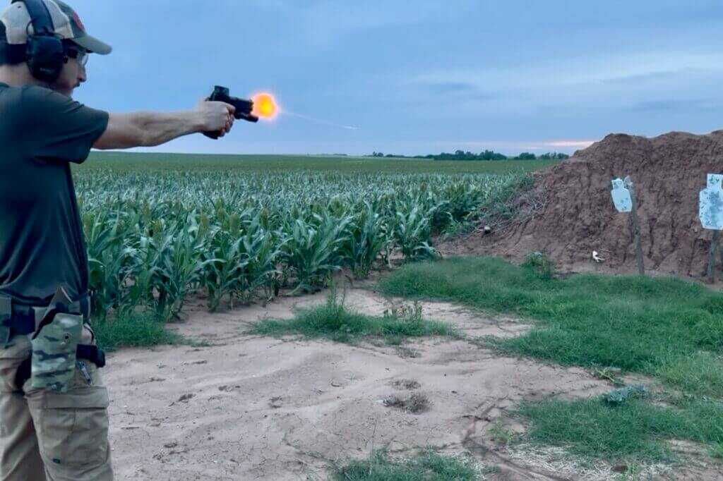 Springfield Prodigy COA being fired during live-fire reliability and accuracy testing