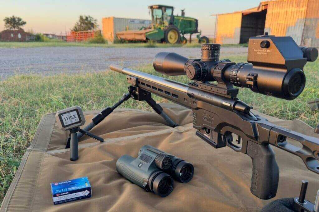 Zeroing the Arken EP-5 GENII 7-35x56 before long-range rimfire testing