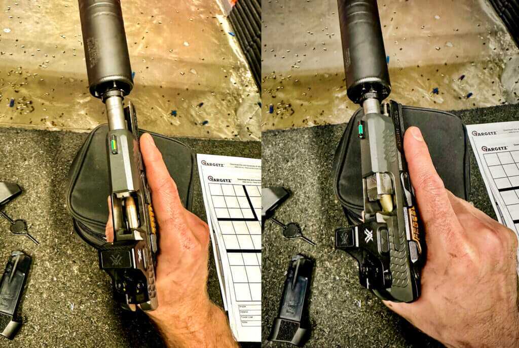 Kimber CDS9 failure to feed malfunction encountered during suppressor testing