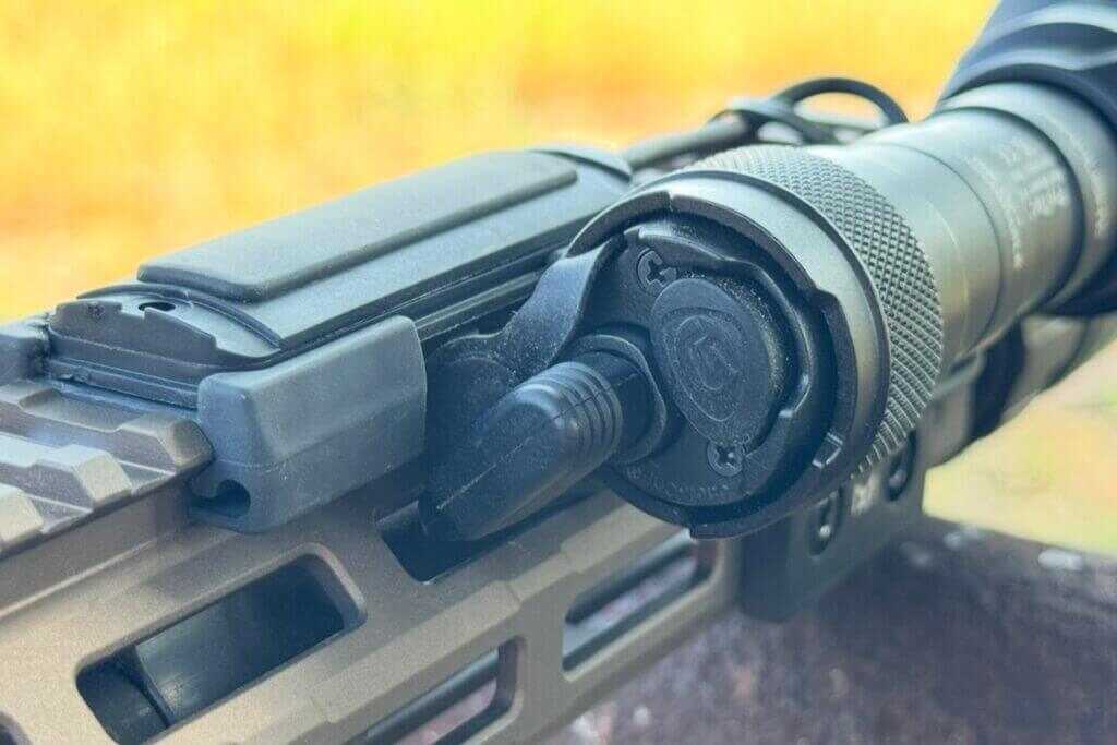 Streamlight VIR Pro Jack-Cap tailcap with push button and remote pressure switch connection