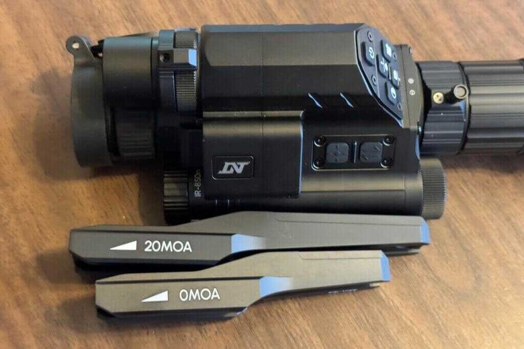 20 MOA and 0 MOA mounting bases included with the DNT TNC635R