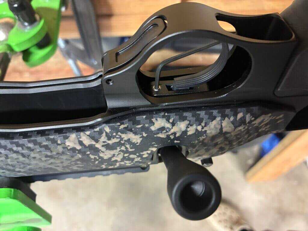 Adjustable TriggerTech trigger on Seekins Element Hunter M3 rifle