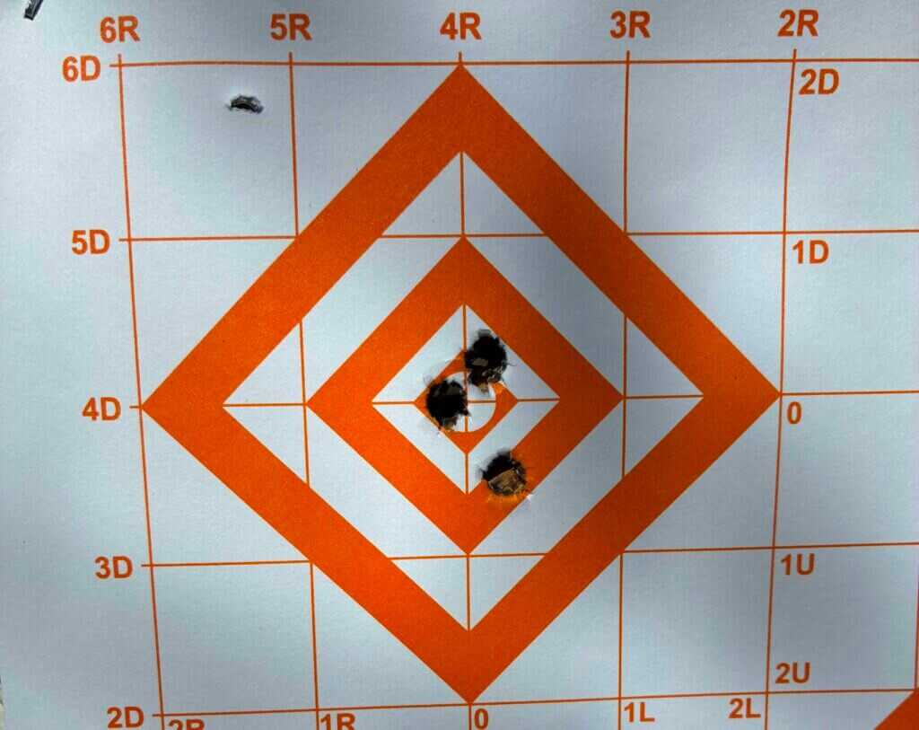 Seekins Element Hunter 7 PRC .676 MOA group with Hornady Precision Hunter 175gr ELDX
